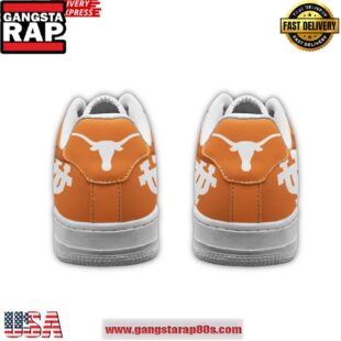 Texas Longhorns Limited Edition Nike Air Force 1 Running Sneakers Shoes