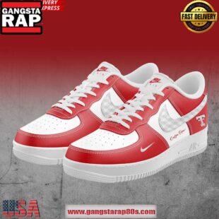 Texas Tech Football Custom Air Force 1 Running Sneakers Shoes