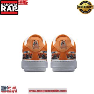 The Dukes of Hazzard General Lee Limited Edition Air Force 1 Running Sneakers Shoes