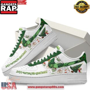 The Grinch Don’t Be a Grinch Limited Edition Air Force 1 Sneakers Shoes