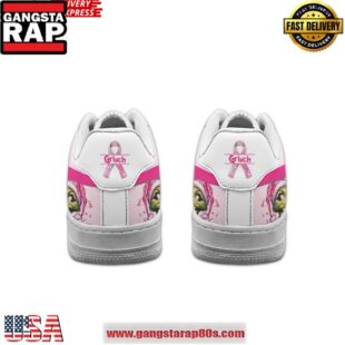 The Grinch I Saw That Pink Christmas Air Force 1 Running Sneakers Shoes