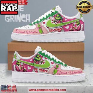 The Grinch Valentine Limited Edition Air Force 1 Shoes Running Sneakers