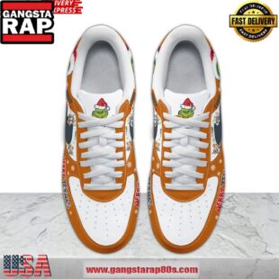 The Grinch x Texas Longhorns Limited Edition Air Force 1 Running Sneakers