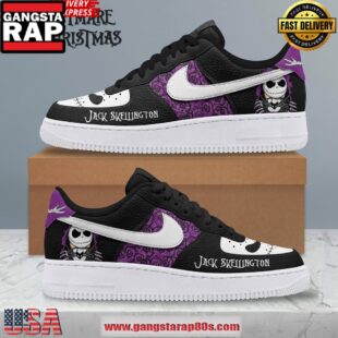 The Nightmare Before Christmas Jack Skellingto Air Force 1 Sneakers Shoes