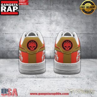The Offspring Hyper Limited Edition Nike Air Force 1 Running Sneakers Shoes