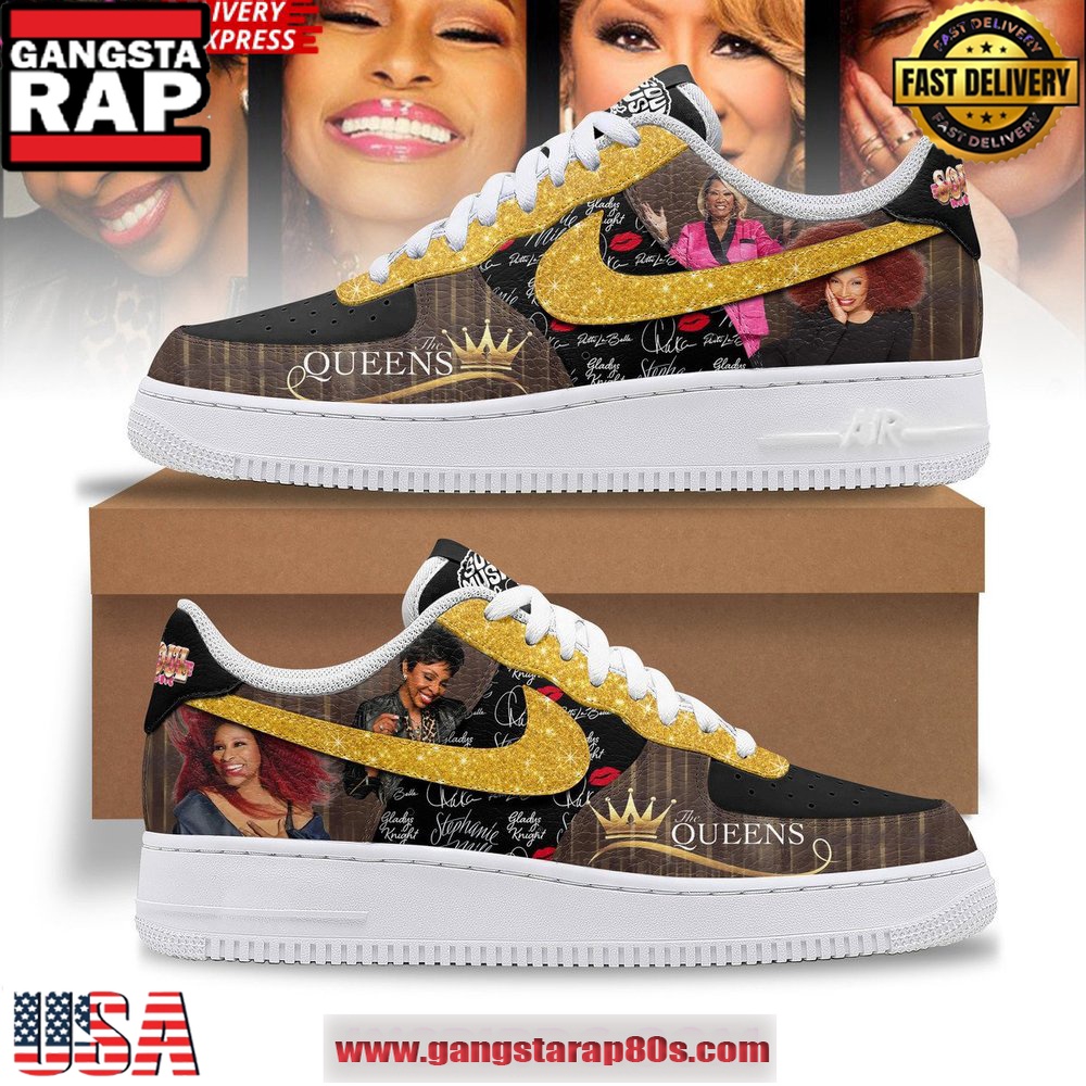 The Queen Music Soul Limited Edition Air Force 1 Running Sneakers Shoes The Queen Music Soul Limited Edition Air Force 1 Running Sneakers Shoes
