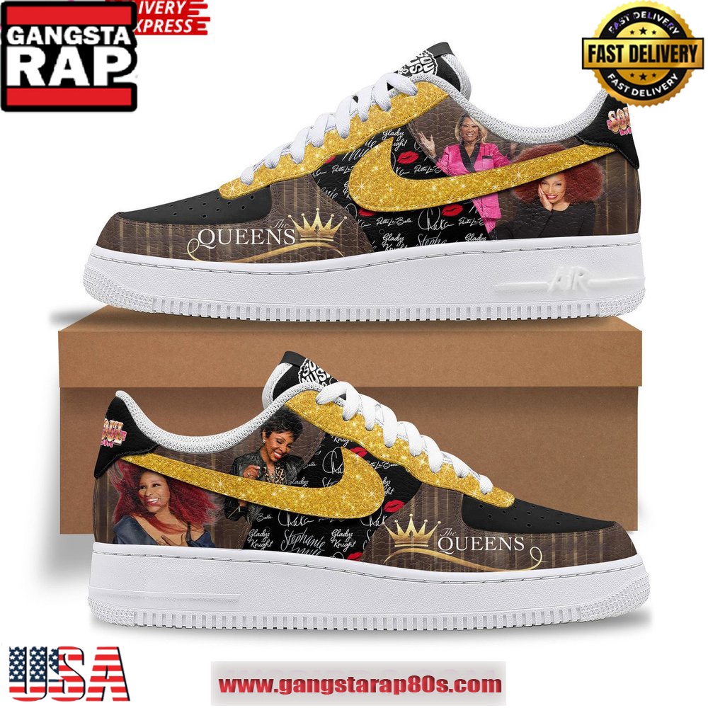 The Queen Music Soul Limited Edition Air Force 1 Running Sneakers Shoes The Queen Music Soul Limited Edition Air Force 1 Running Sneakers Shoes