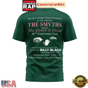 The Smiths The Queen Is Dead 40th Anniversary Tour T-Shirt