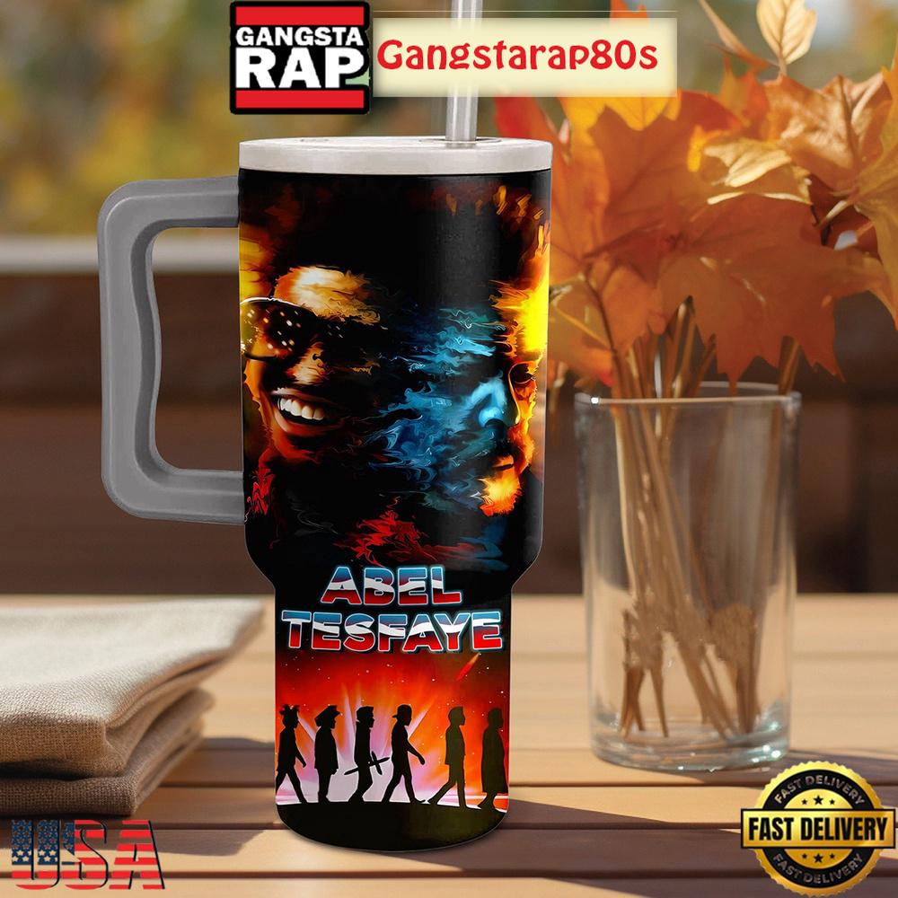 The Weeknd Abel Tesfaye Tumbler Cup 40oz The Weeknd Abel Tesfaye Tumbler Cup 40oz