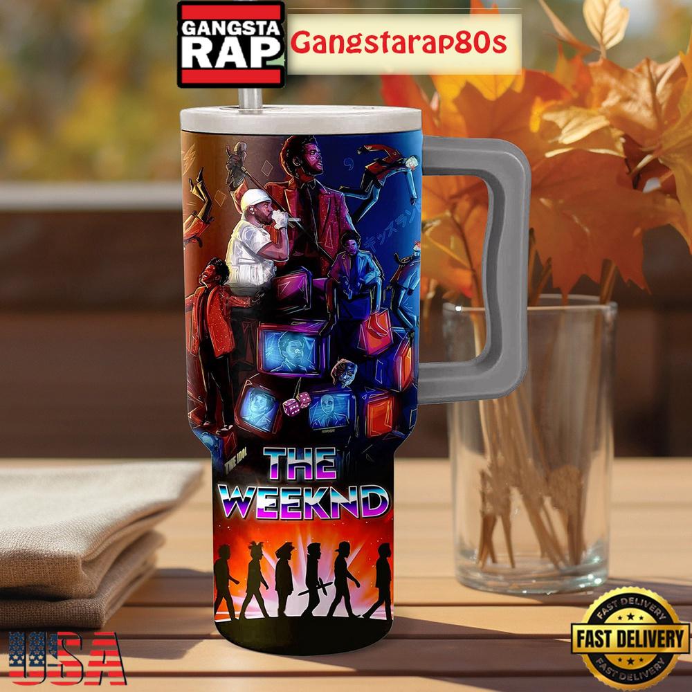 The Weeknd Abel Tesfaye Tumbler Cup 40oz The Weeknd Abel Tesfaye Tumbler Cup 40oz