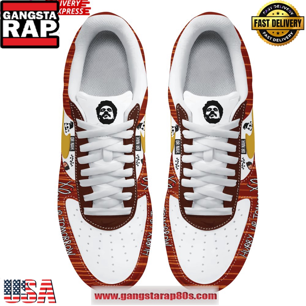 The Weeknd Hurry Up Tomorrow Limited Air Force 1 Running Sneakers Shoes The Weeknd Hurry Up Tomorrow Limited Air Force 1 Running Sneakers Shoes