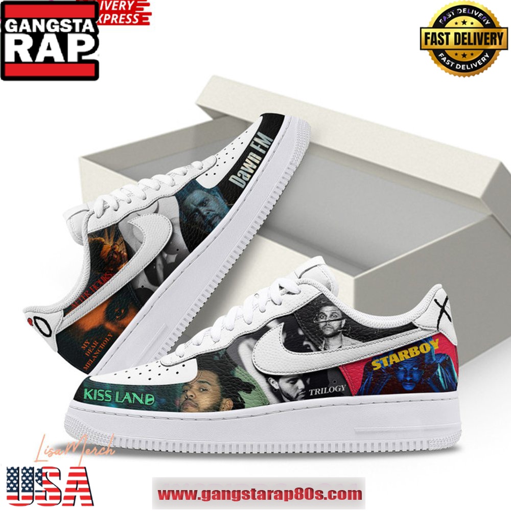 The Weeknd Legacy Special Edition Air Force 1 Running Sneakers Shoes The Weeknd Legacy Special Edition Air Force 1 Running Sneakers Shoes