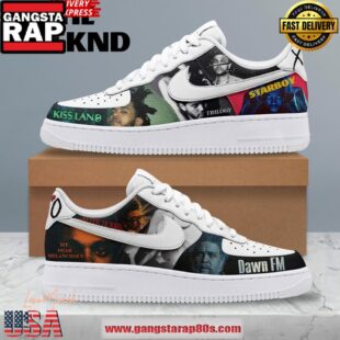 The Weeknd Legacy Special Edition Air Force 1 Running Sneakers Shoes