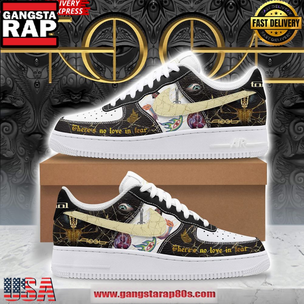 TOOL There’s No Love in Fear Limited Edition Air Force 1 Shoes Running Sneakers TOOL There’s No Love in Fear Limited Edition Air Force 1 Shoes Running Sneakers