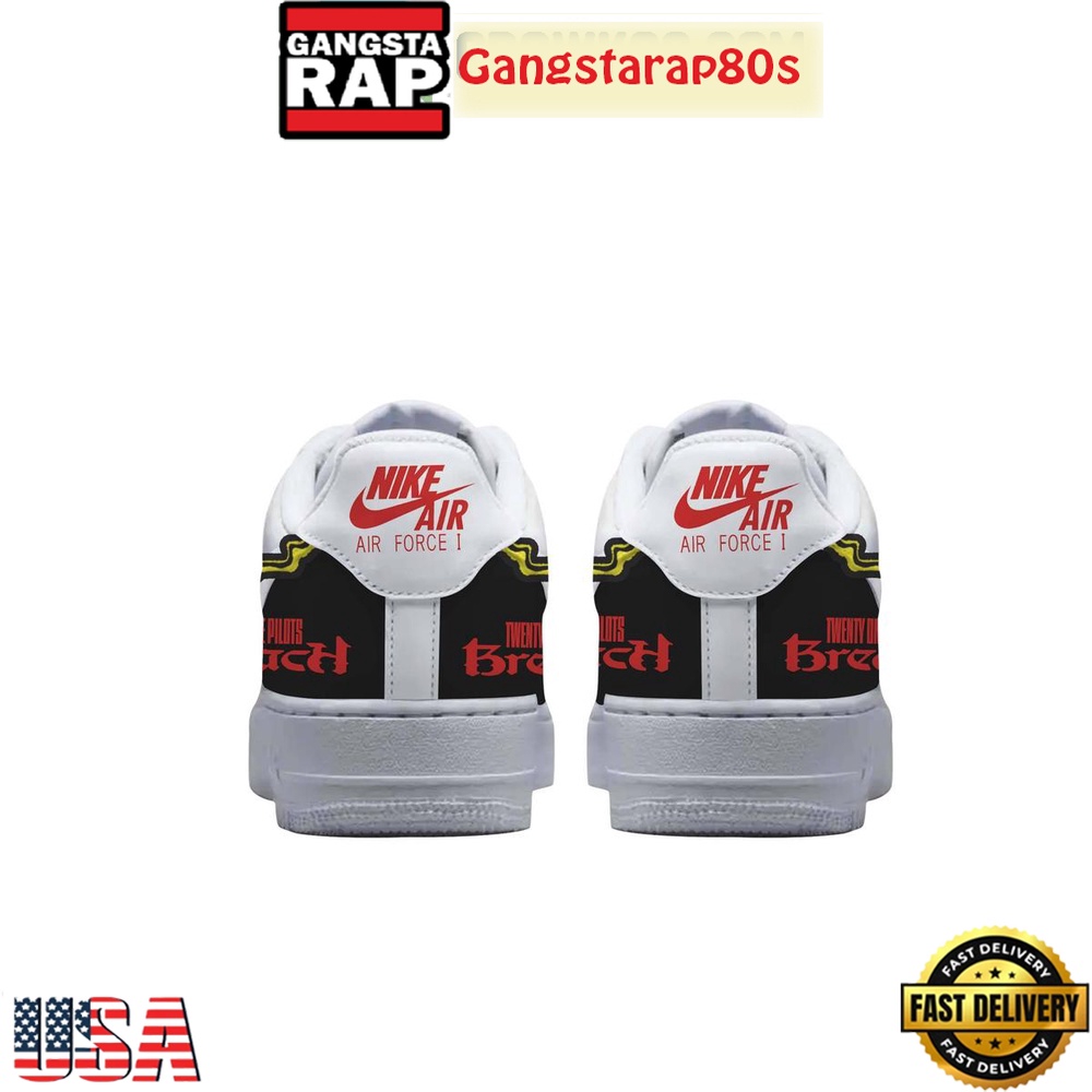 Twenty One Pilots Breach Album Air Force 1 Sneakers Shoes Twenty One Pilots Breach Album Air Force 1 Sneakers Shoes