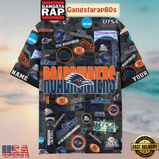 UTSA Roadrunners Solgan True Fan Spirit Custom Name Aloha Hawaiian Shirt