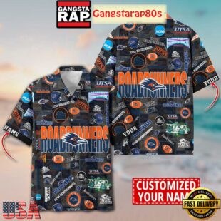 UTSA Roadrunners Solgan True Fan Spirit Custom Name Aloha Hawaiian Shirt