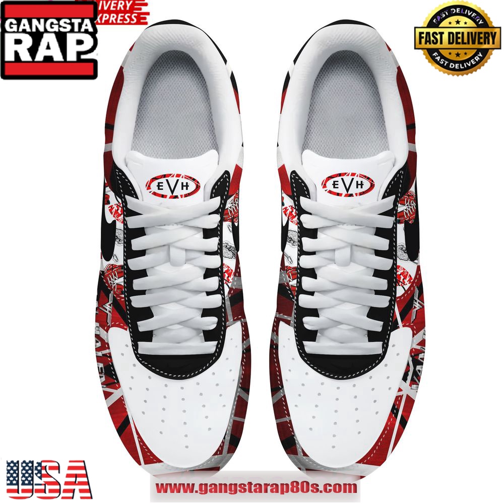 Van Halen Don’t Feel Tardy Limited Edition Air Force 1 Sneakers Shoes Van Halen Don’t Feel Tardy Limited Edition Air Force 1 Sneakers Shoes