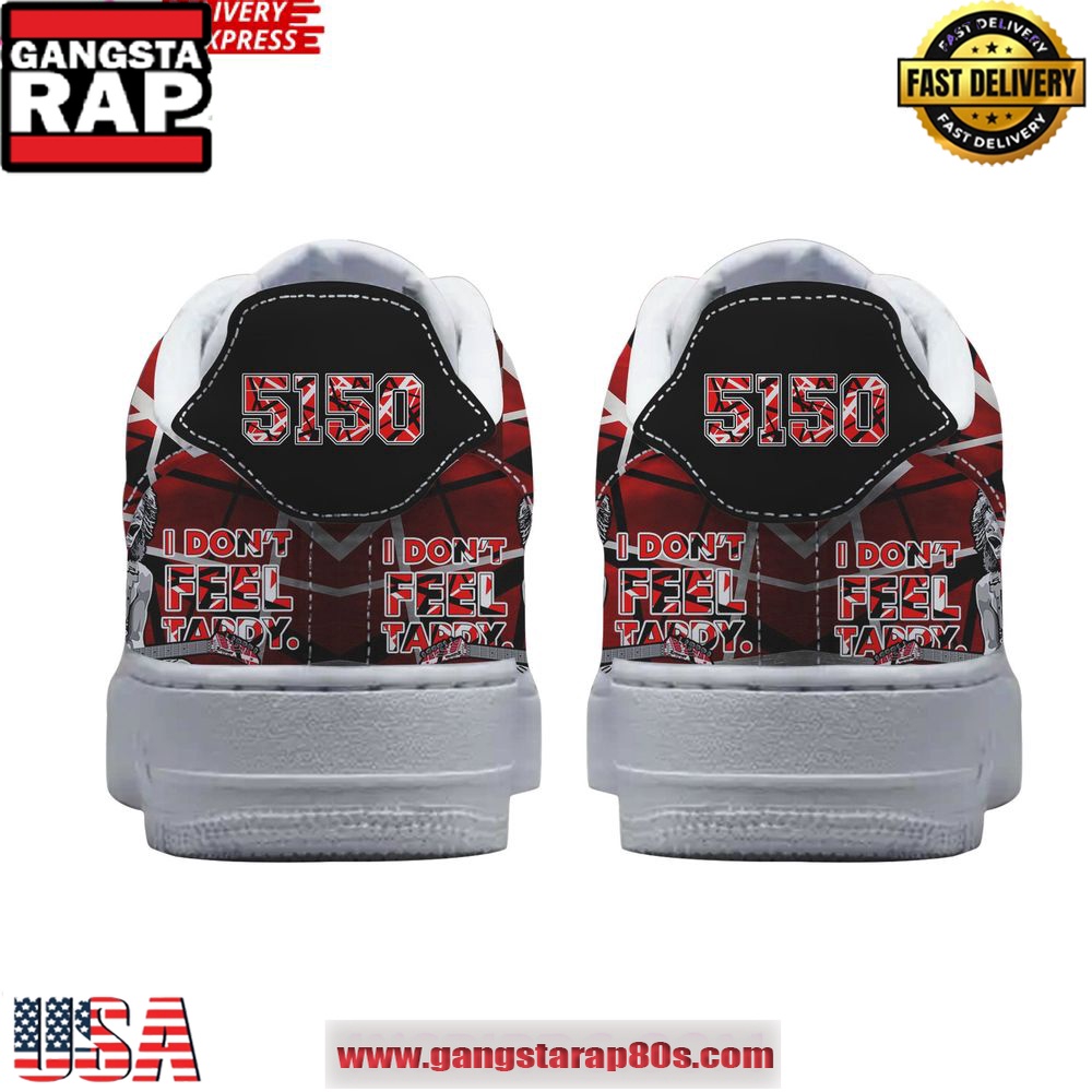 Van Halen Don’t Feel Tardy Limited Edition Air Force 1 Sneakers Shoes Van Halen Don’t Feel Tardy Limited Edition Air Force 1 Sneakers Shoes