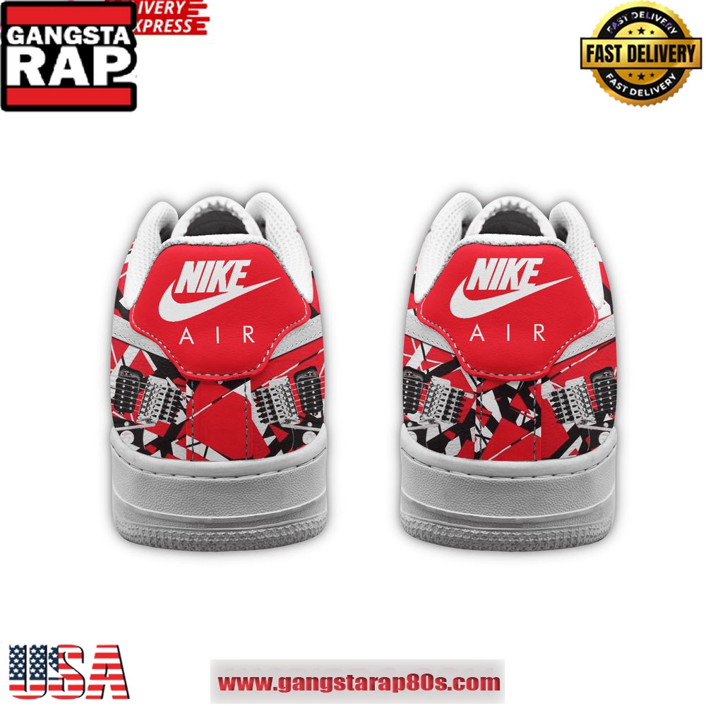 Van Halen Limited Edition Air Force 1 Running Sneakers Shoes Van Halen Limited Edition Air Force 1 Running Sneakers Shoes
