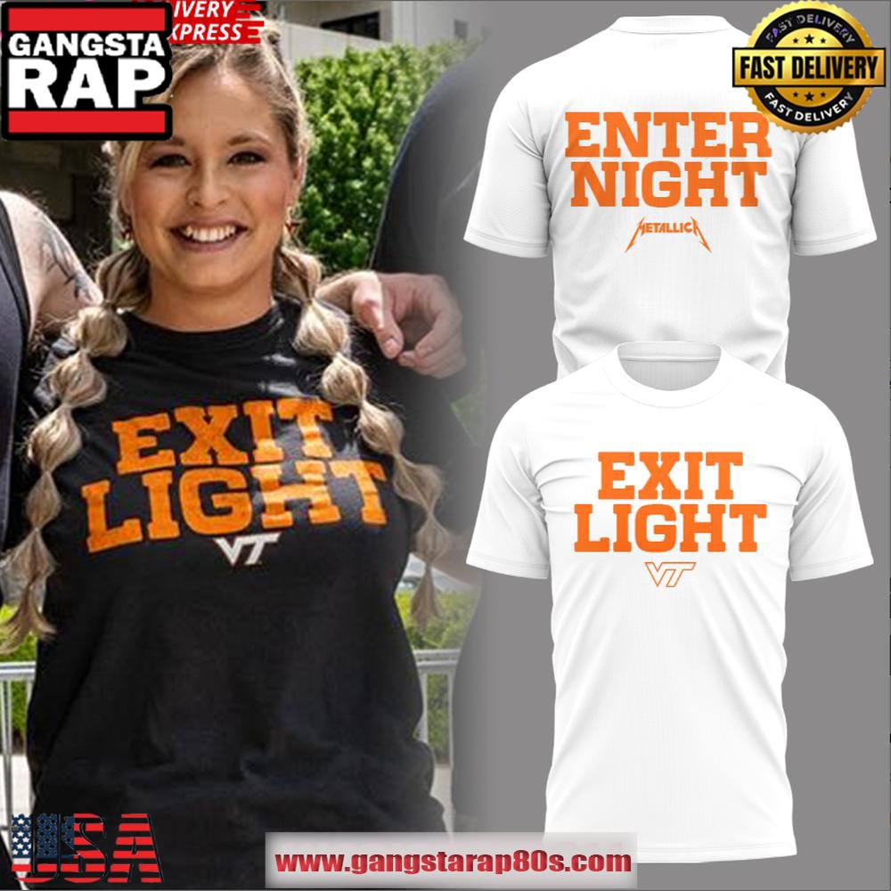 Virginia Tech x Metallica M72 Tour 2025 Exit Light Enter Night Unisex Hoodie Virginia Tech x Metallica M72 Tour 2025 Exit Light Enter Night Unisex Hoodie