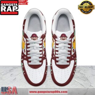 Washington Commanders Christmas New Version Air Force 1 Running Sneakers Shoes