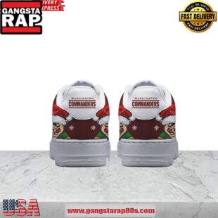 Washington Commanders Christmas New Version Air Force 1 Running Sneakers Shoes