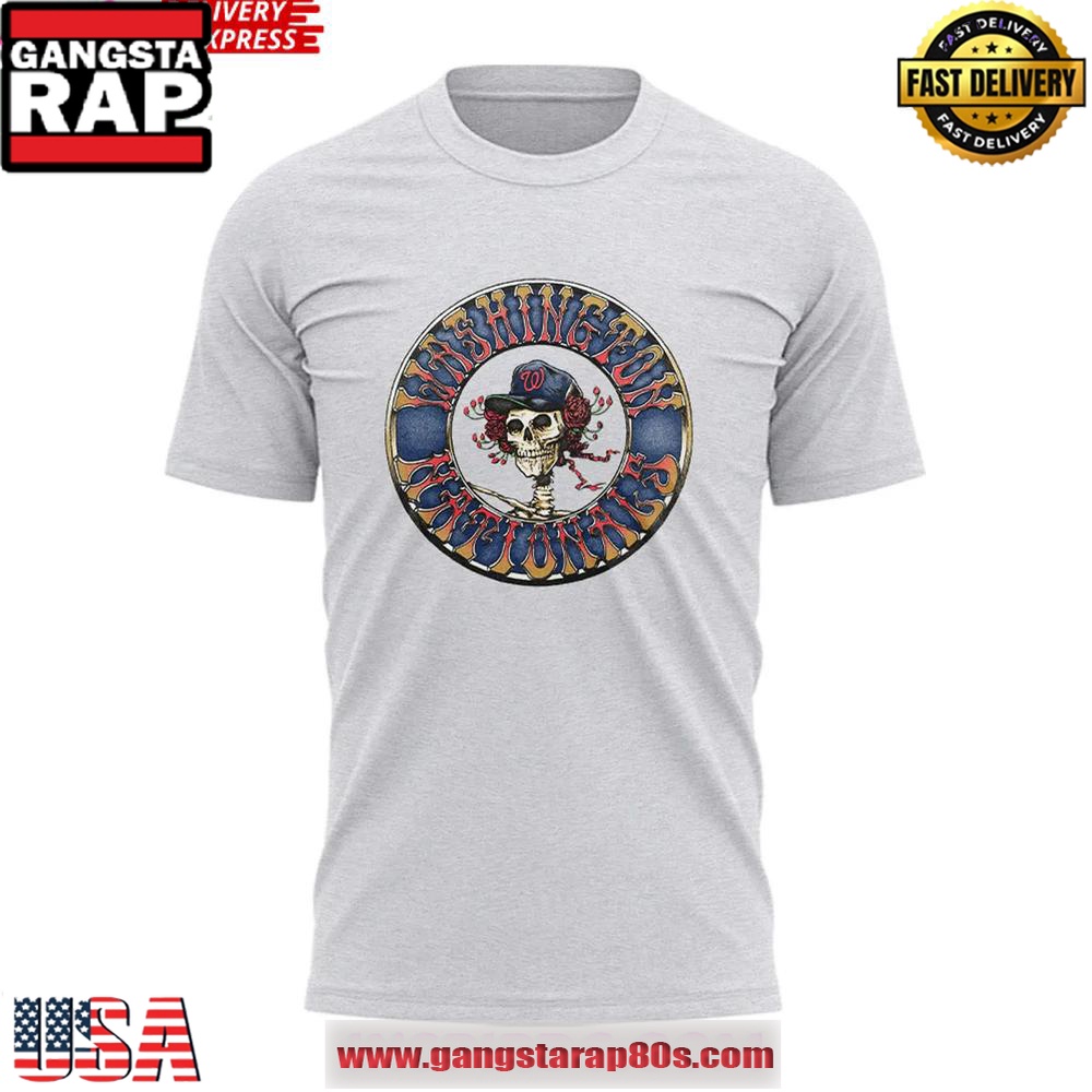 Washington Nationals Grateful Dead Tribute Night 2025 T Shirt Washington Nationals Grateful Dead Tribute Night 2025 T Shirt