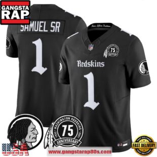 Washington Redskins Gothic Capital Edition Vapor Limited Edition Custom Football Jersey