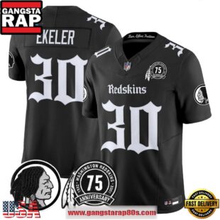 Washington Redskins Gothic Capital Edition Vapor Limited Edition Custom Football Jersey