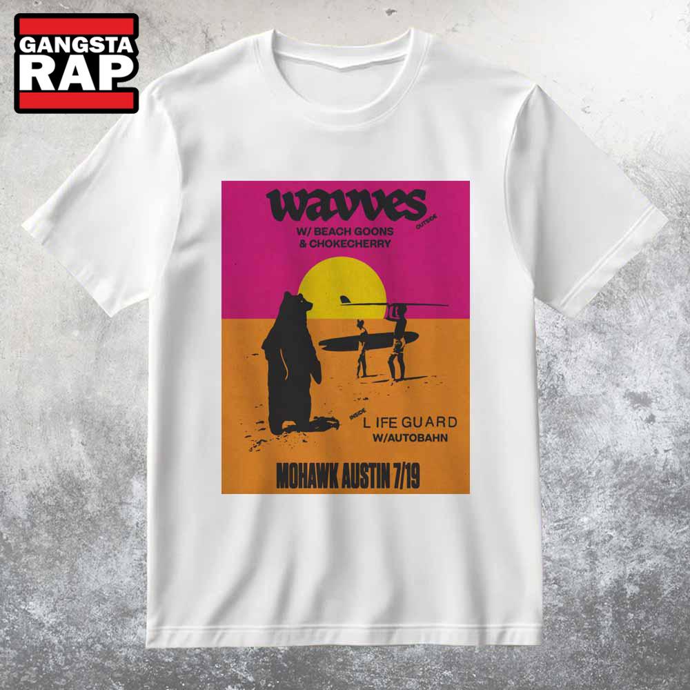 Wavves 7-19-2025 Mohawk Outdoor In Austin TX T Shirt Wavves 7-19-2025 Mohawk Outdoor In Austin TX T Shirt