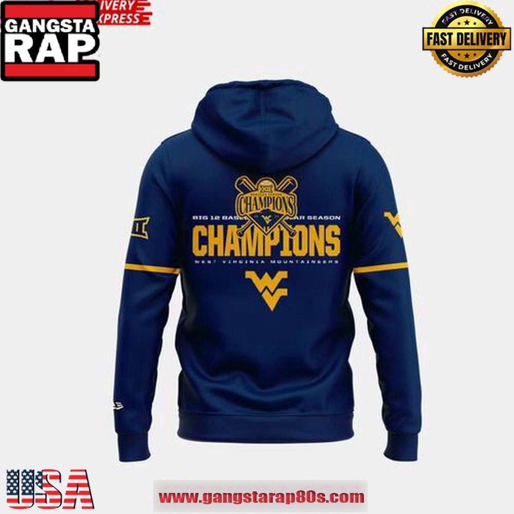 West Virginia Mountaineers 2025 REGULAR SEASON Champions Special Limited Edition Unisex Hoodie West Virginia Mountaineers 2025 REGULAR SEASON Champions Special Limited Edition Unisex Hoodie