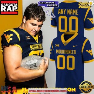 West Virginia Mountaineers Premier Special Edition Custom Football Jersey