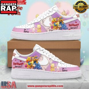 Winnie the Pooh Friends Forever Limited Air Force 1 Running Sneakers Shoes