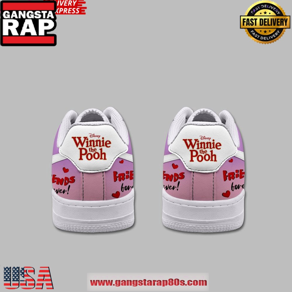 Winnie the Pooh Friends Forever Limited Air Force 1 Running Sneakers Shoes Winnie the Pooh Friends Forever Limited Air Force 1 Running Sneakers Shoes