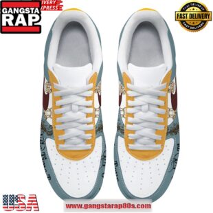Zach Bryan The Quittin Time Tour Air Force 1 Running Sneakers Shoes