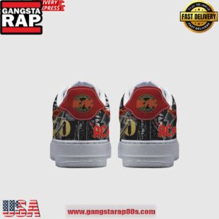 ACDC High Voltage Power Up Limited Edition Air Force 1 Sneakers Shoes