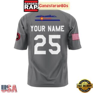 Air Force Falcons Football Air Power Custom Football Jersey