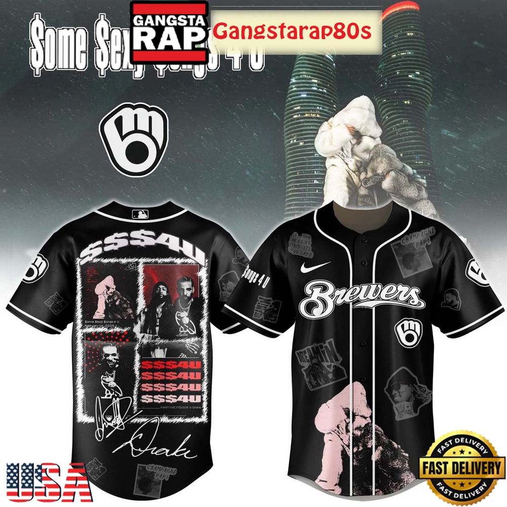All Team MLB x PARTYNEXTDOOR & Drake $$$4U 2025 Special Baseball Jersey All Team MLB x PARTYNEXTDOOR & Drake $$$4U 2025 Special Baseball Jersey
