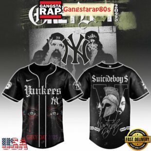All Team MLB x Suicideboys G59 Greyday Tour 2025 Baseball Jersey