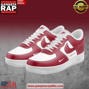 Arkansas Razorbacks Football 2024 Air Force 1 Sneakers Shoes