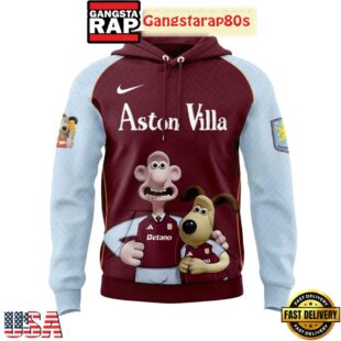 Aston Villa x Wallace And Gromit Unisex Hoodie