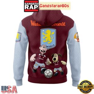 Aston Villa x Wallace And Gromit Unisex Hoodie