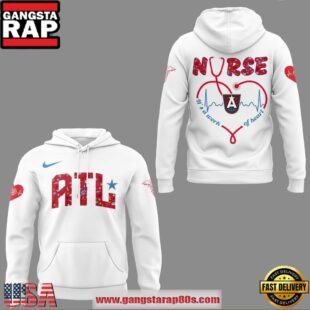 Atlanta Dream Nurses Night White Hoodie Shirt