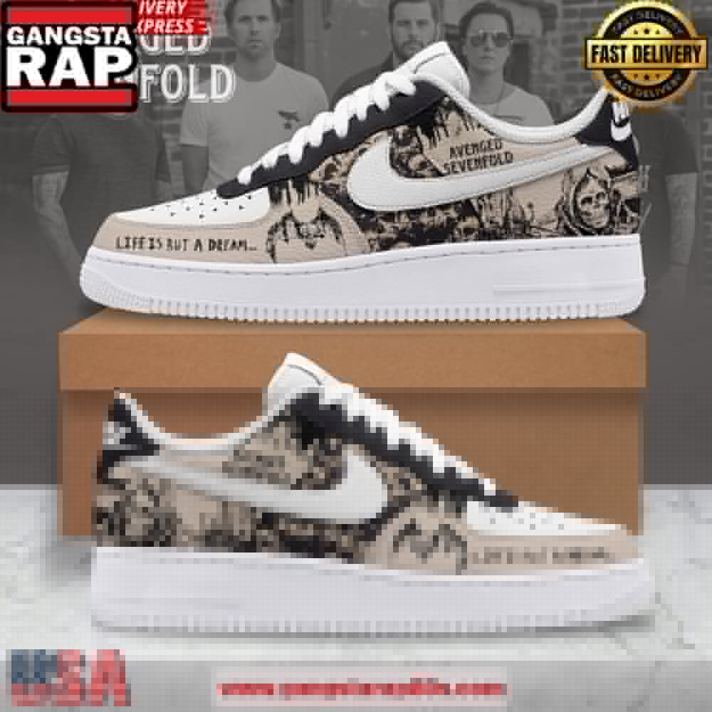 Avenged Sevenfold Air Force 1 Sneaker Sneakers Shoes Avenged Sevenfold Air Force 1 Sneaker Sneakers Shoes