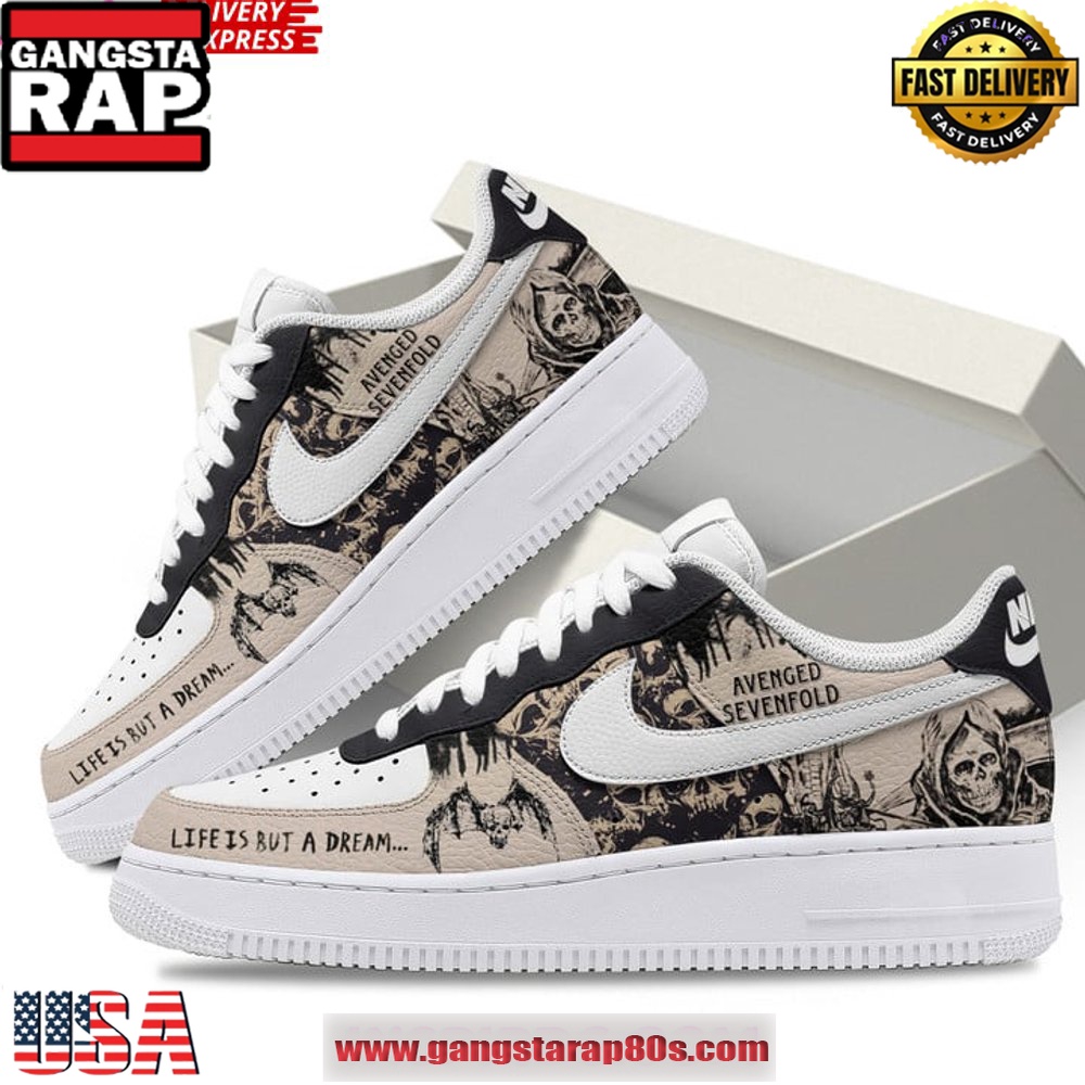 Avenged Sevenfold Air Force 1 Sneaker Sneakers Shoes Avenged Sevenfold Air Force 1 Sneaker Sneakers Shoes