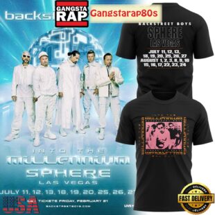 Backstreet Boys Tour Las Vegas Into The Millennium T Shirt