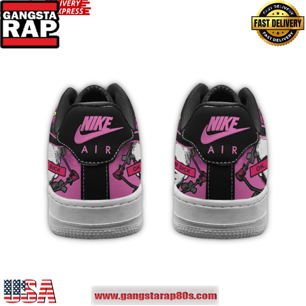 Badflower Band Limited Edition Air Force 1 Sneakers Shoes Badflower Band Limited Edition Air Force 1 Sneakers Shoes