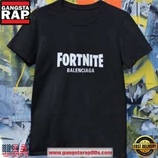 Balenciaga x Fortnite Black unisex T Shirt