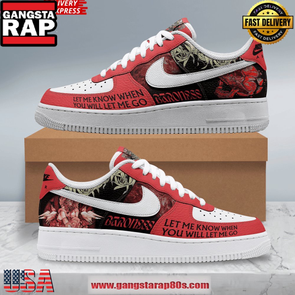 Baroness Band Limited Edition Air Force 1 Sneakers Shoes Baroness Band Limited Edition Air Force 1 Sneakers Shoes
